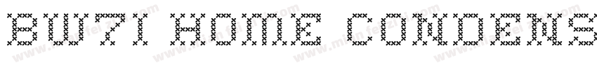 BW7i Home Condensed字体转换